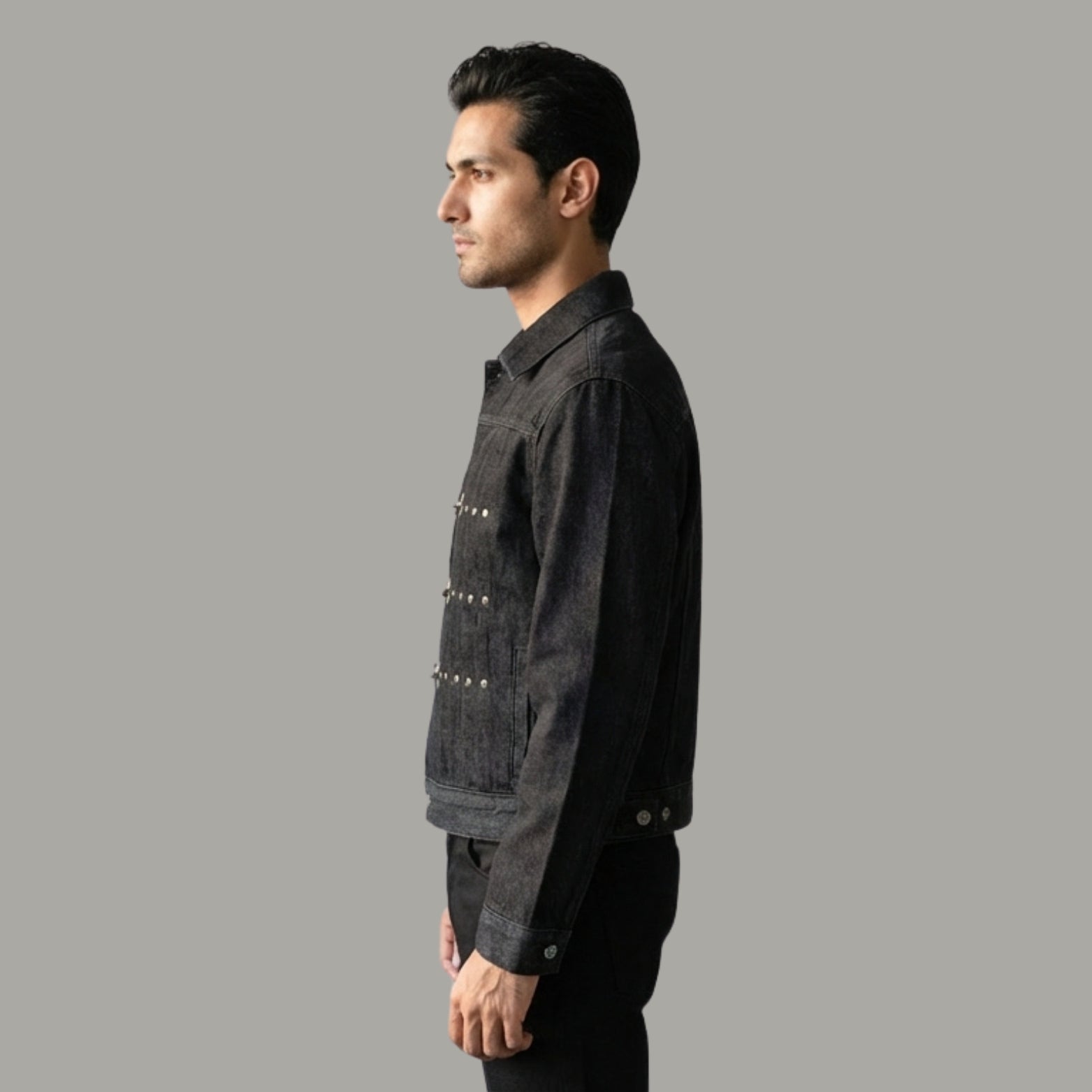 BRANDON BUCKLE DENIM JACKET