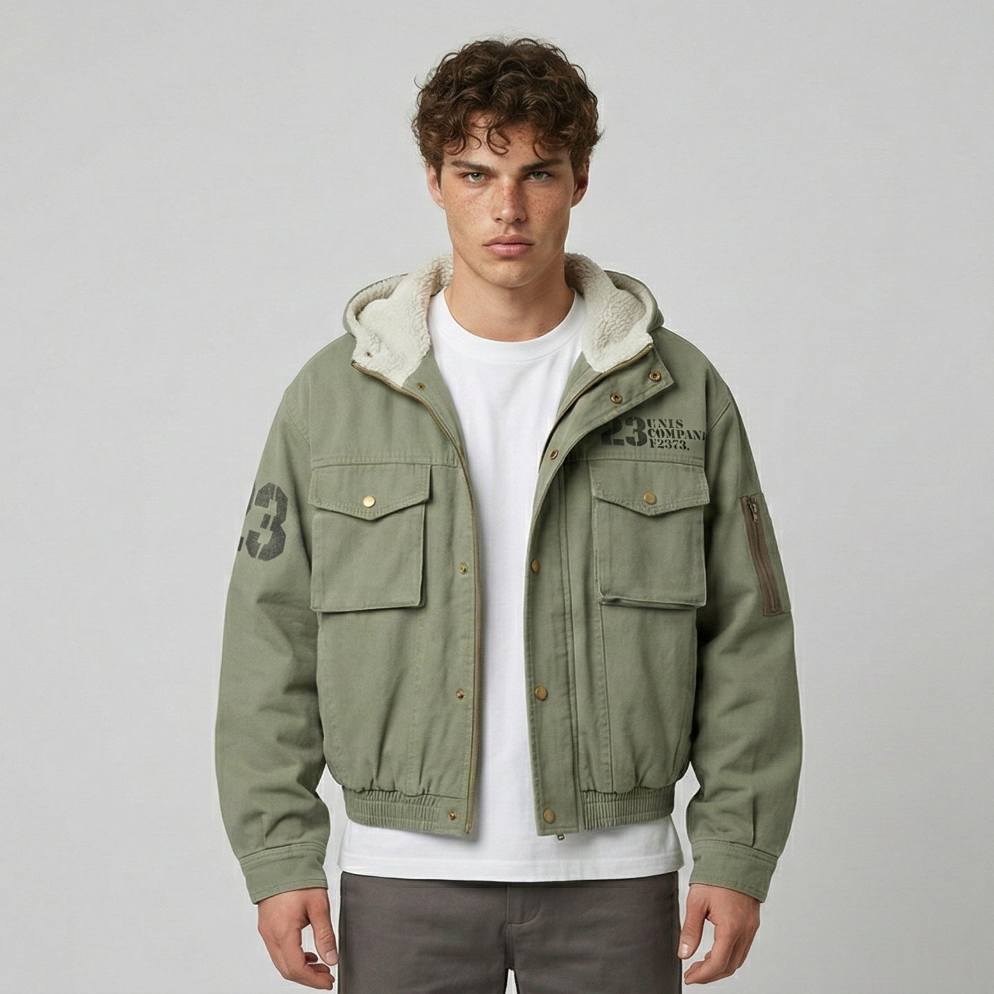 WESTON HOODED LOOSE JACKET
