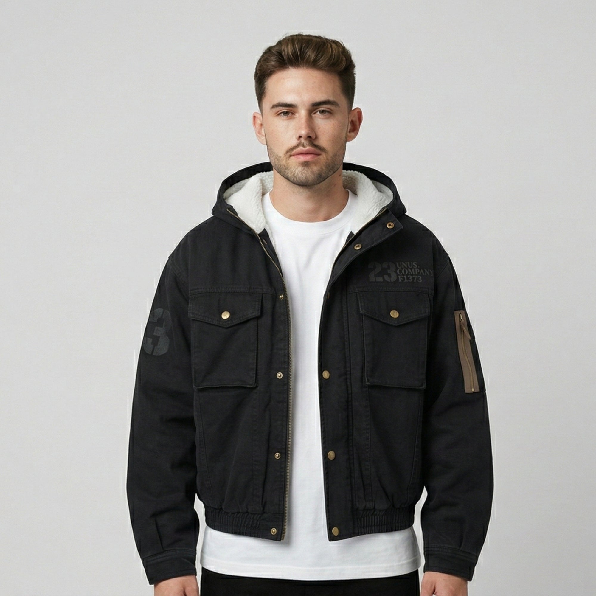 WESTON HOODED LOOSE JACKET