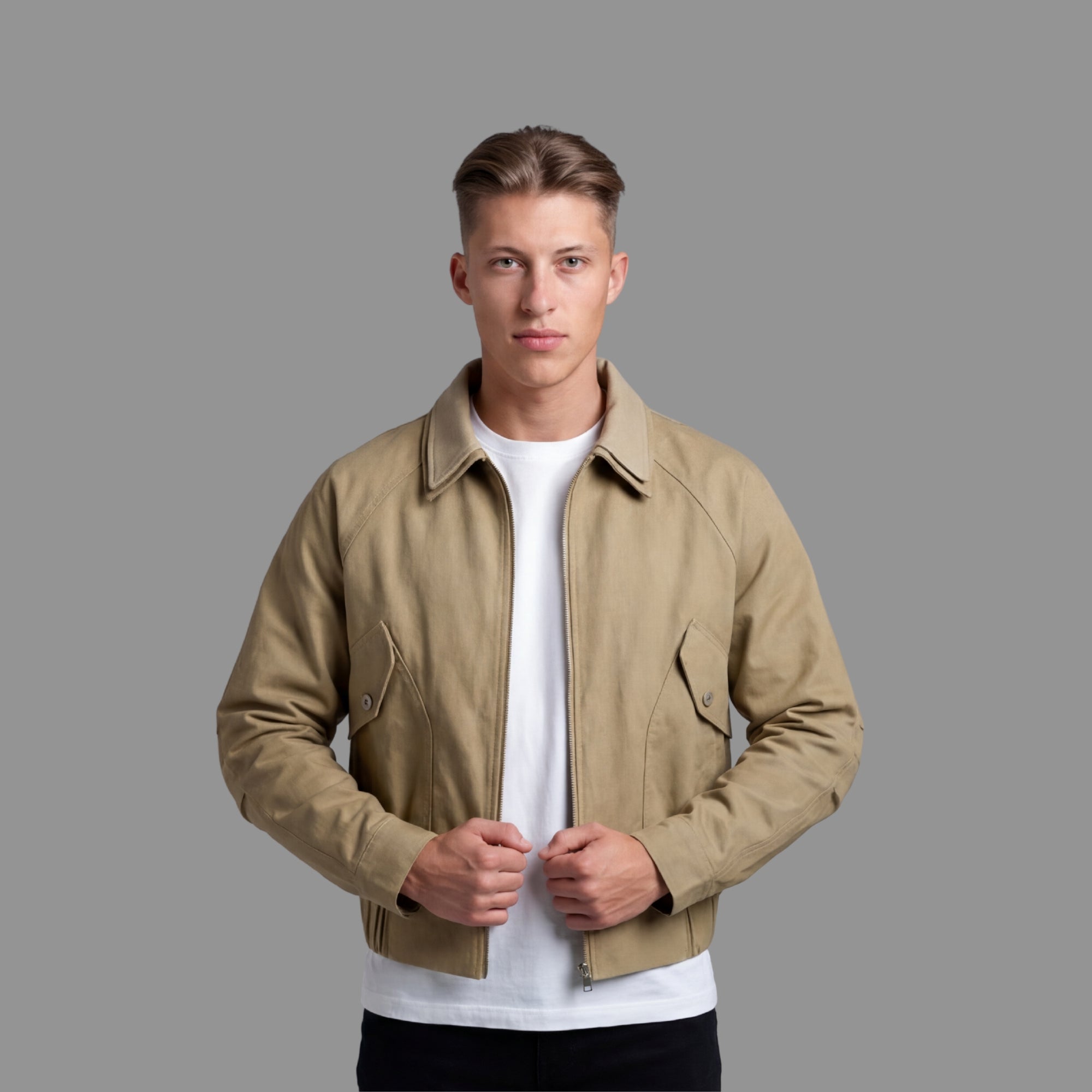 JUSTIN LAYERED LEATHER JACKET