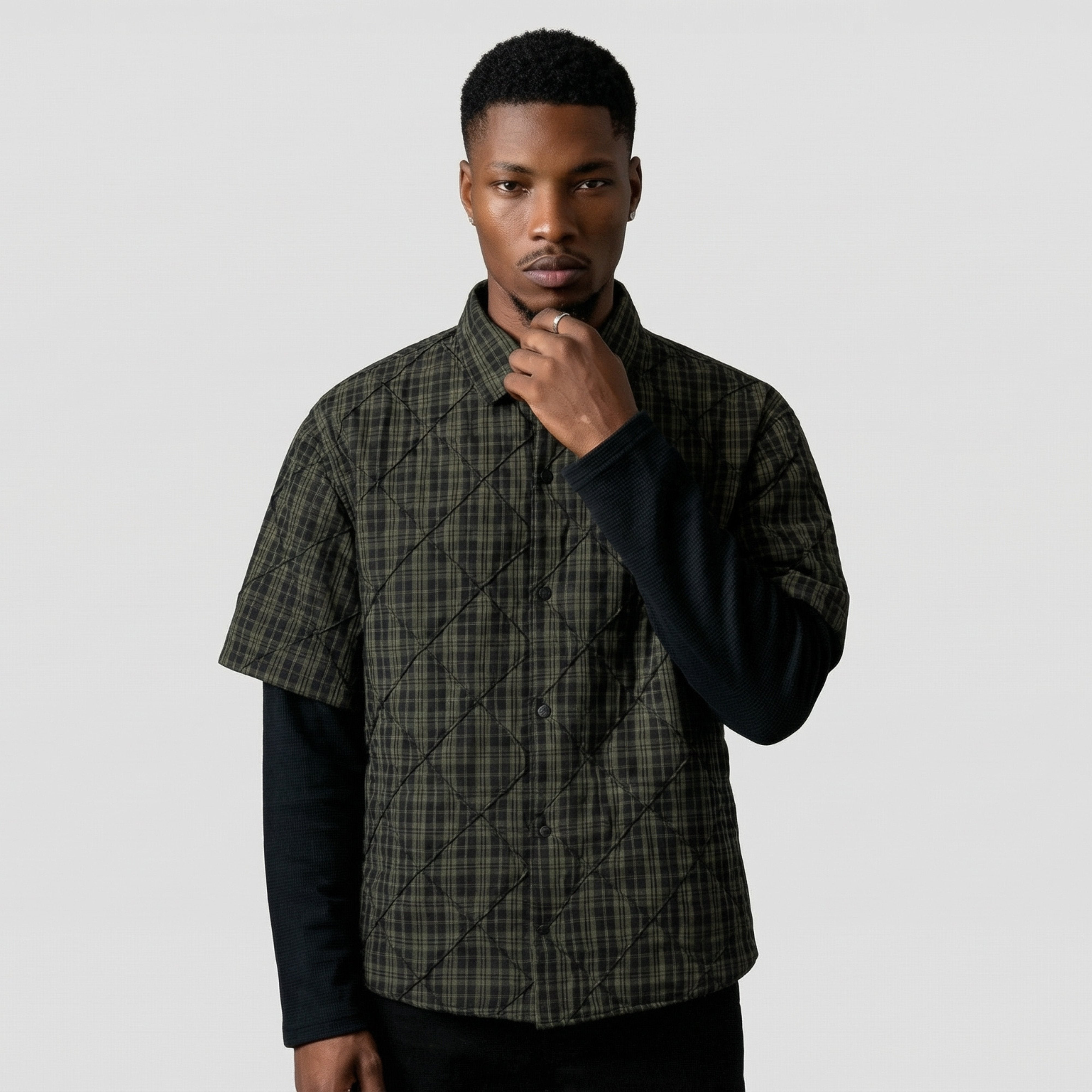 KANE DIAMOND PLAID SHIRT