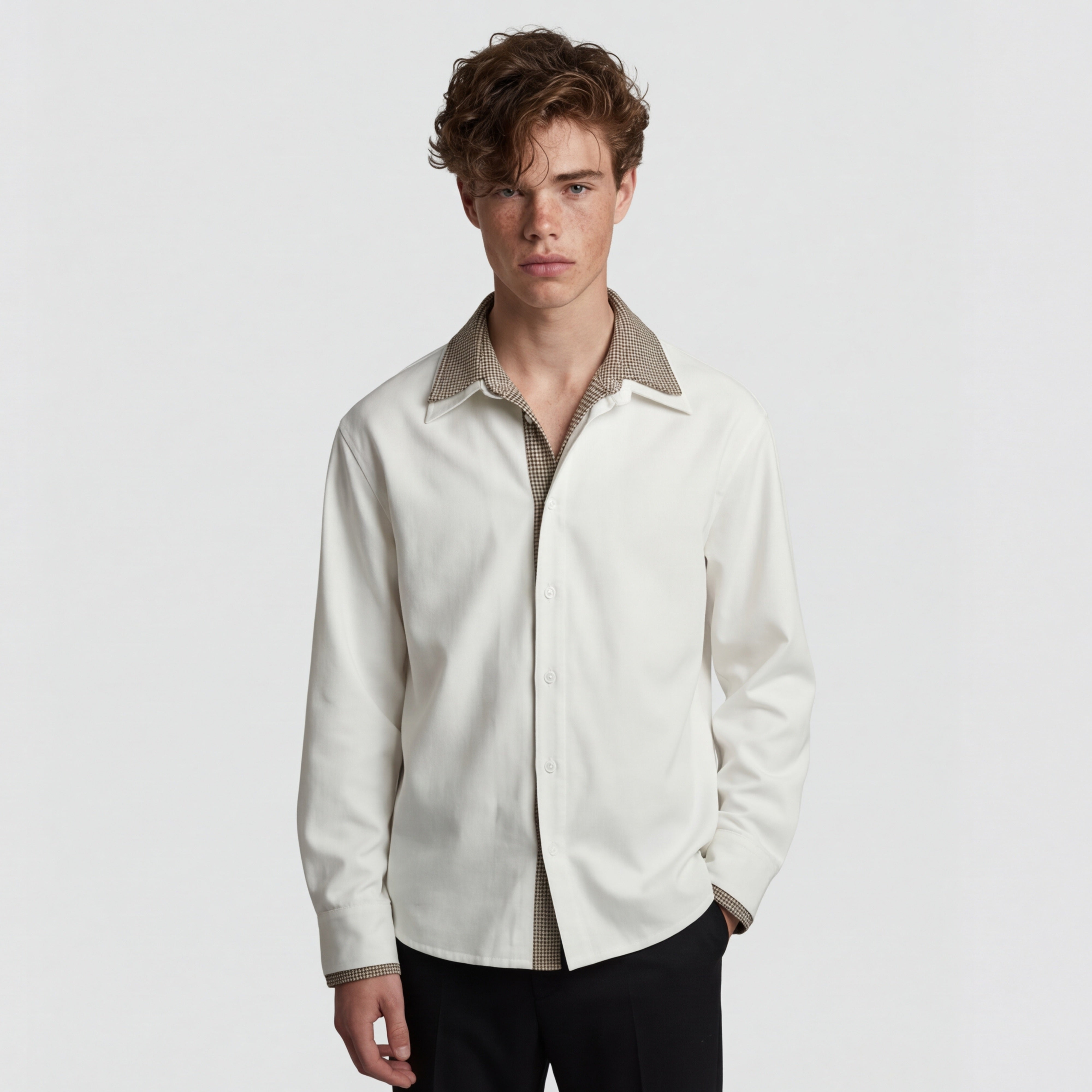 RUSSELL LAYERED PLAID SHIRT